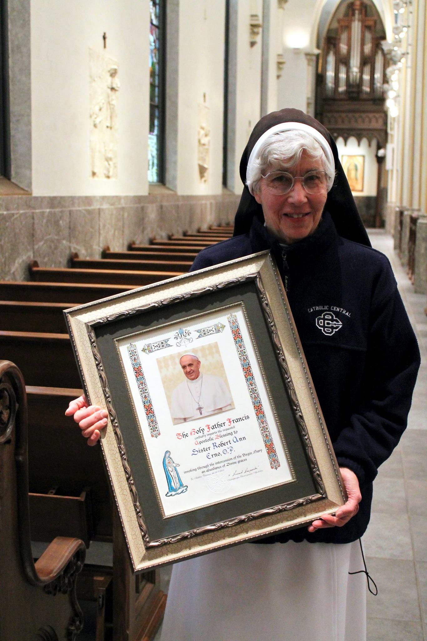 Sr Robert Ann Erno and Award