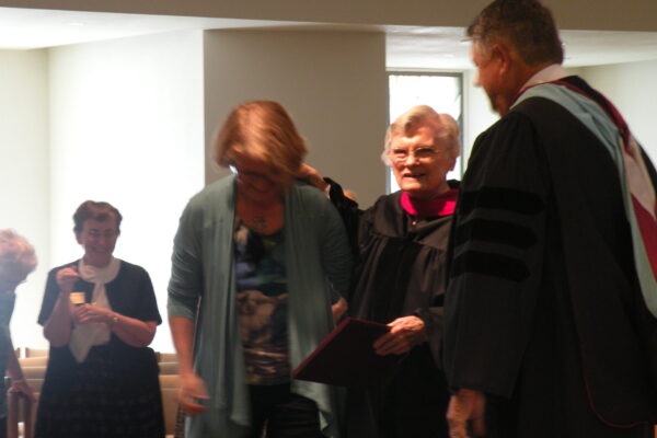 In 2012, Sister Marjorie received an honorary Doctorate of Divinity from Aquinas College in recognition of her life of study and service.