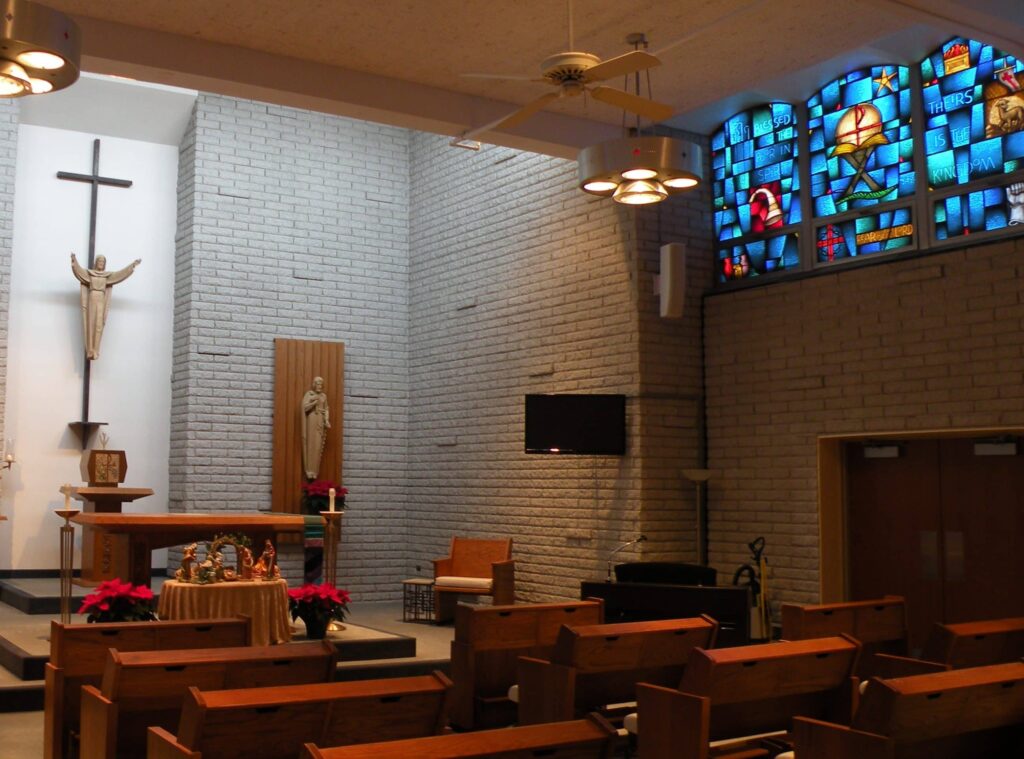 Saint Catherine of Siena Chapel at Aquinata Hall in Grand Rapids Michigan
