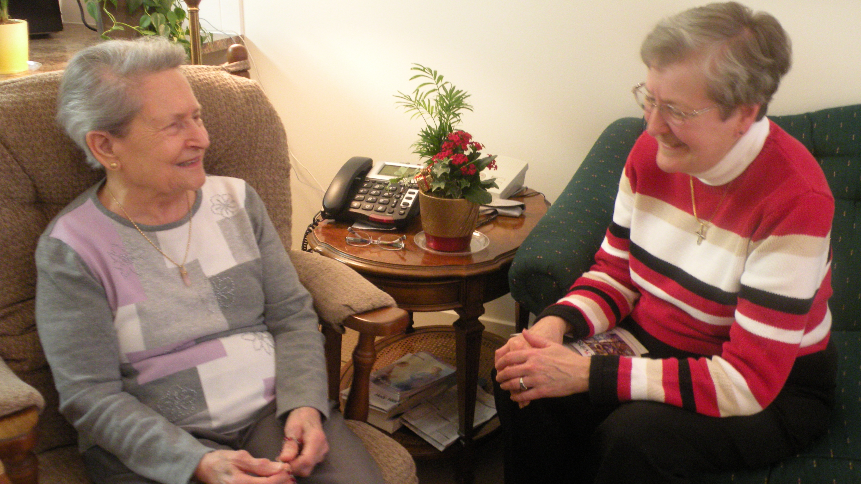 Mary and Sister Ann Hehl, OP