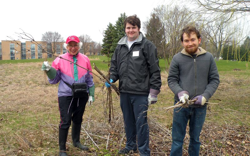 Care of Earth and Preparing for Spring in the Prairie Habitat at Marywood