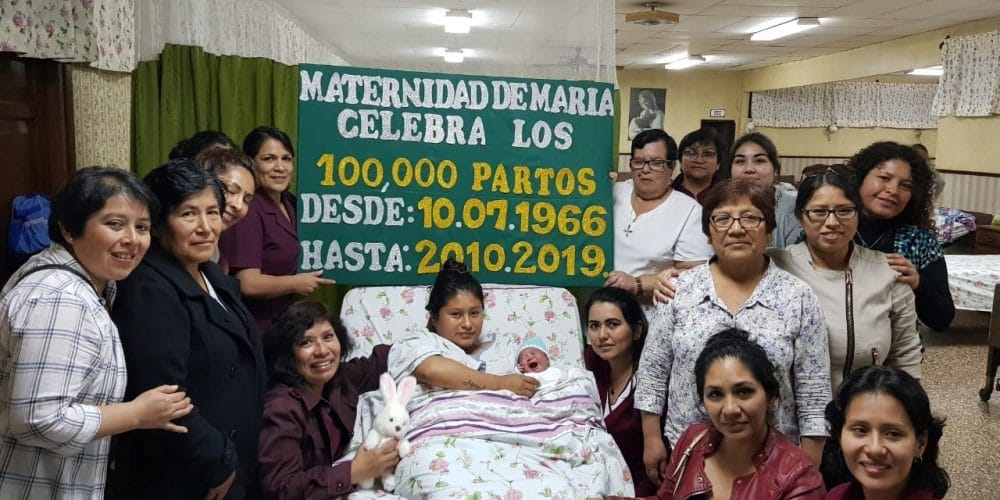 A Blessed Birth of a Baby in Chimbote Peru at Maternidad de Maria