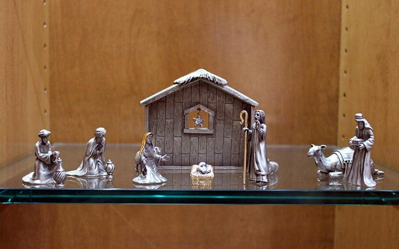 Nativity Scene Display in the Legacy Room at Marywood
