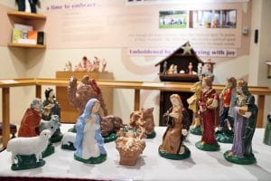 Nativity Scene Display in the Legacy Room at Marywood