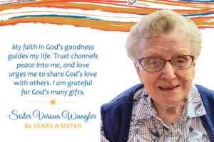 Sr. Verona Wangler: Jubilarian 2023 – 80 Years a Sister