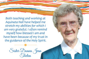 Sr. Donna Jean Thelen Jubilarian 2023 – 70 Years a Sister