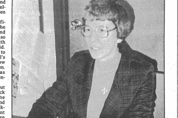 Sr. Donna Brown's eight-year ministry (1977-1985) expanding programs and building enrollment at Sacred Heart Academy in Merrill, Mich, included such highlights as the Prayer Partner Program. "Each student is assigned another person, whom they include in their prayers; special friendships have grown out of this program."