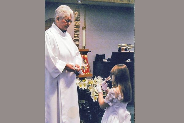 Training catechists, RCIA, visiting the sick and homebound, being present to the dying, and accepting the role as presider when the occasions called for it (non-sacramental, of course) were all part of Sr. Elaine's various ministries. Each occasion called for a different style of attention.