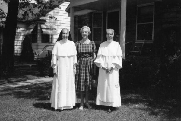 Joan and Laurena Alflen with Mom