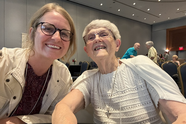 Katie Gordon Barbara Hansen 2025 Pax Christi National Gathering sm