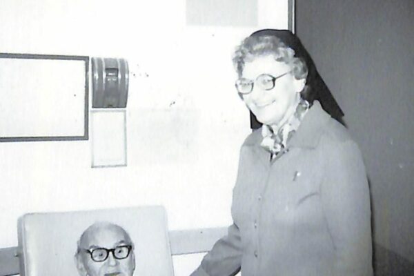 Sister Justyn working at Villa Elizabeth in 1977