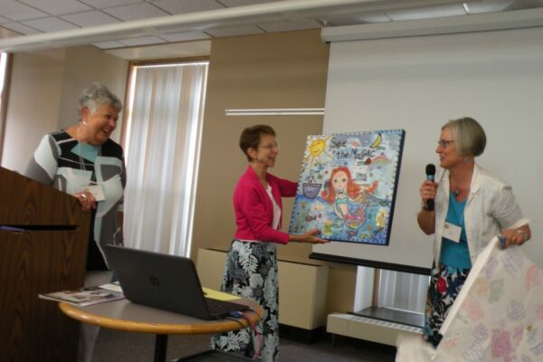 Dominican Associates celebrated Sister Mary Kay Oosdyke's nine year's of service as Associate Life Director and wished her well on her next ministry path.