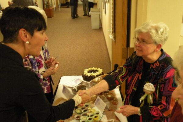 The Peace of Cake treated visitors at the Dominican Sisters Annual Celebration event with confections by Celeste.