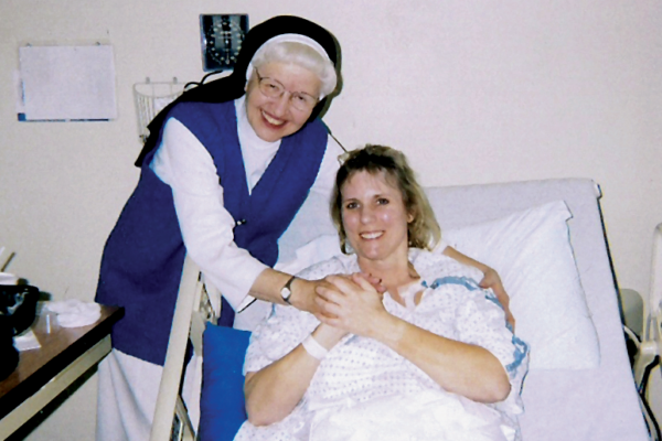About her work as hospital chaplain Sr. Reparata said: “I have the easiest job in the world. All I have to do is show up and God does the work.”