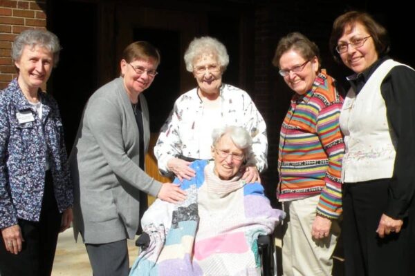 Warm and affectionate, dearly loved by family and friends, Sister Margaret will be greatly missed even as her legacy of love and laughter live on in those who follow her example of singing, loving and laughing along the pilgrim’s path.