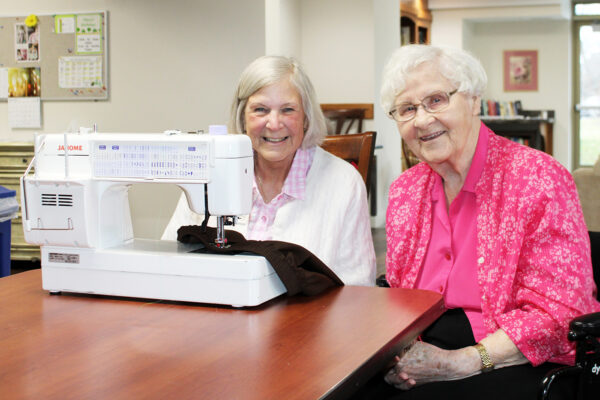 Susan and Maria Goretti Beckman