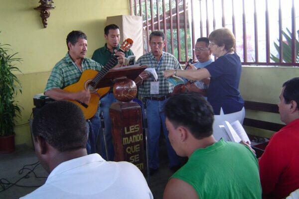Sr. Joan accompanied men and women imprisoned in Honduras. Her prison ministry preaching and presence offered comfort in a place where hope and mercy are rare.