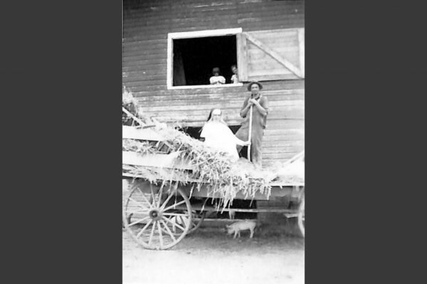 Sister Marie Rosaire with her father in 1938