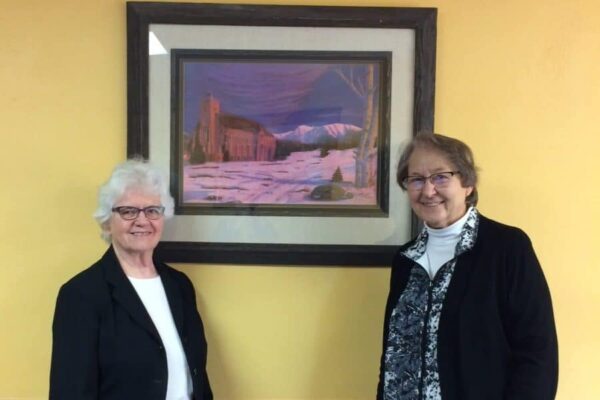 Dominican Sisters Margaret Hillary and Edith Snell serve families at St. Ignatius Mission Parish in Montana, on the Flathead Indian Reservation.