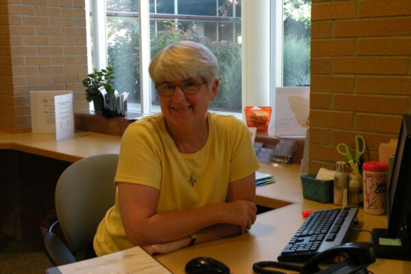 Sister Kathi Sleziak served at Marywood Health Center as administrative assistant and manager of special projects.