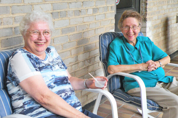 Sisters Constance Fifelski and Regina Mary Goeldel