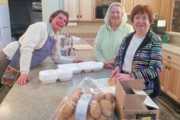 Sr. Irene Mary seen participating in her volunteer work with Meals on Wheels in Custer, South Dakota.