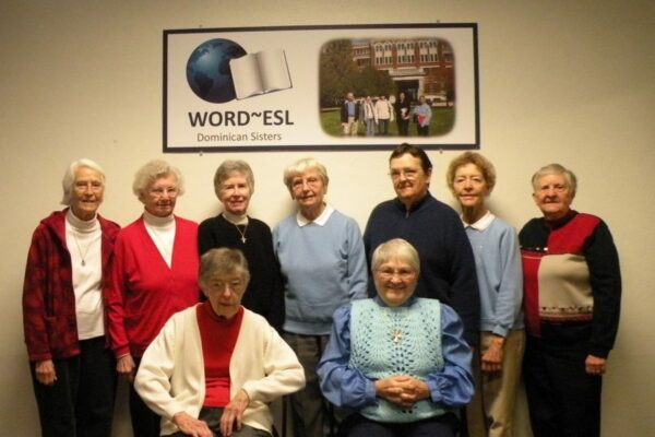 Sister Janice, along with several other Sisters, tutored in the Word~ESL program.