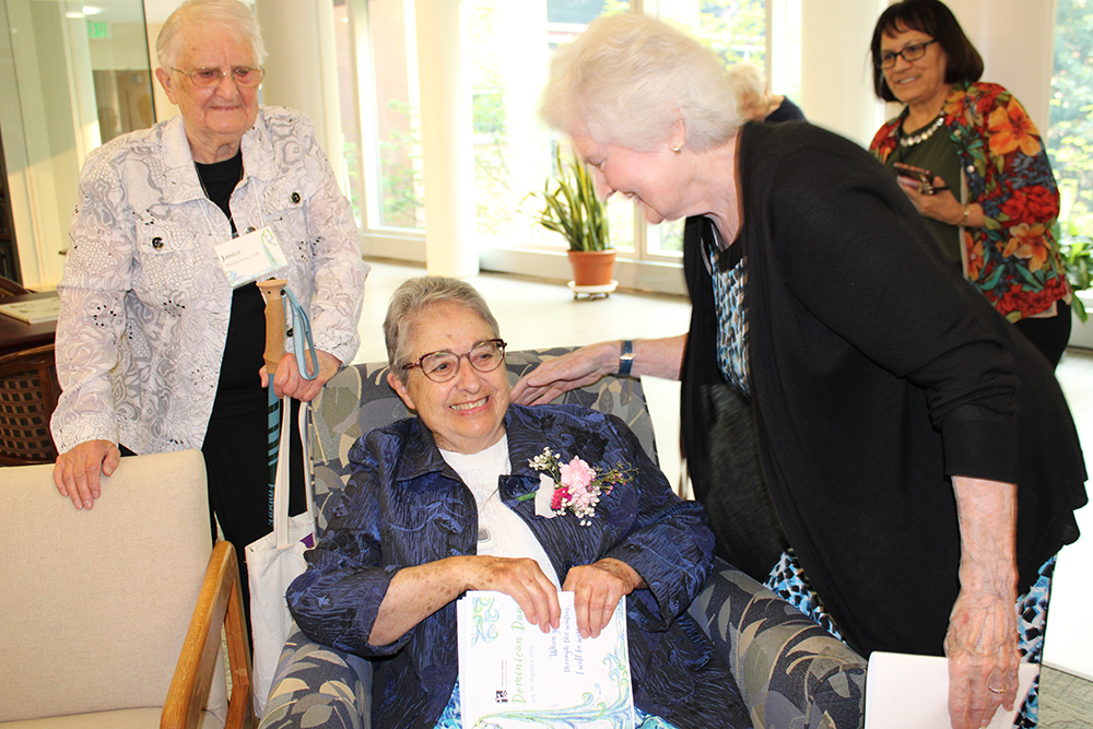 Srs Janice Mankowski, Emelia Attencio, Marilyn Holmes, and Chela Gonzalez OP
