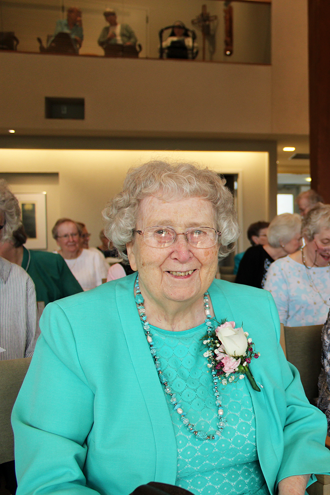 Sr. Rena Ruddy OP at Marywood Chapel of the Word for Jubilee Celebrations