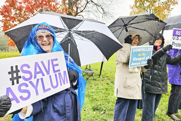 Dominican Sisters & Associates of Grand Rapids joined Catholics across the United States in public witness for our immigrant sisters and brothers.