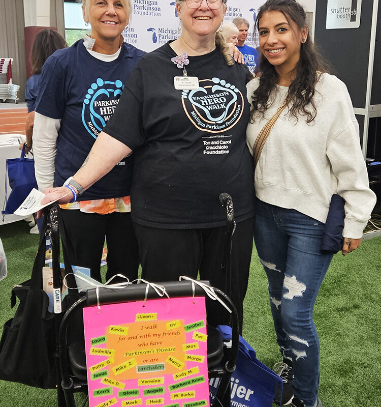 Heroes walk for Parkinsons with Sr. Phyllis Supancheck