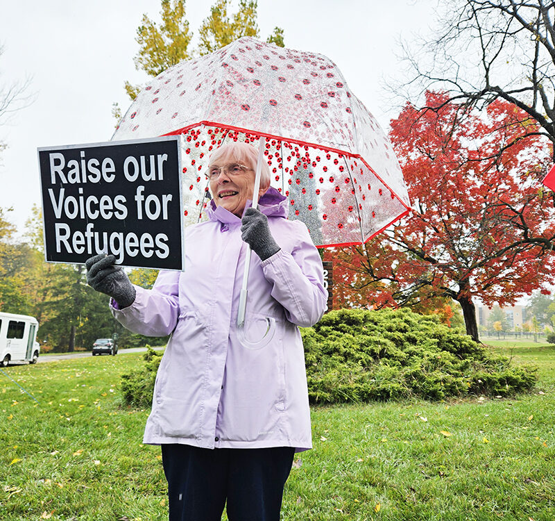 Dominican Sisters & Associates of Grand Rapids joined Catholics across the United States in public witness for our immigrant sisters and brothers.
