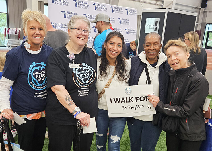 Heroes walk for Parkinsons with Sr. Phyllis Supancheck