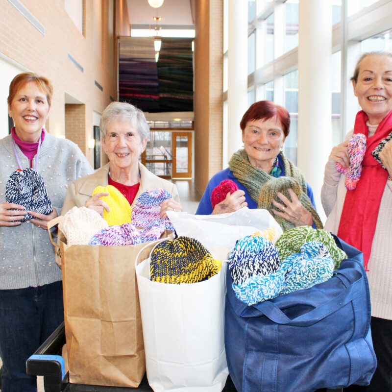 Warm gifts made for Santa Claus Girls