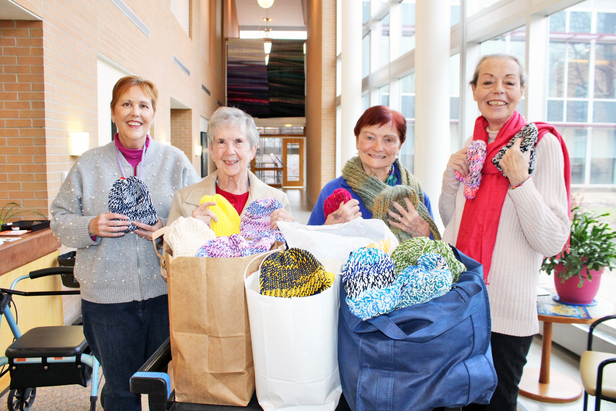 Warm gifts made for Santa Claus Girls