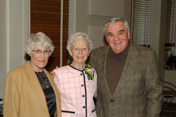 Sr. Aquinas Weber w Sue and Marty Allen 2003