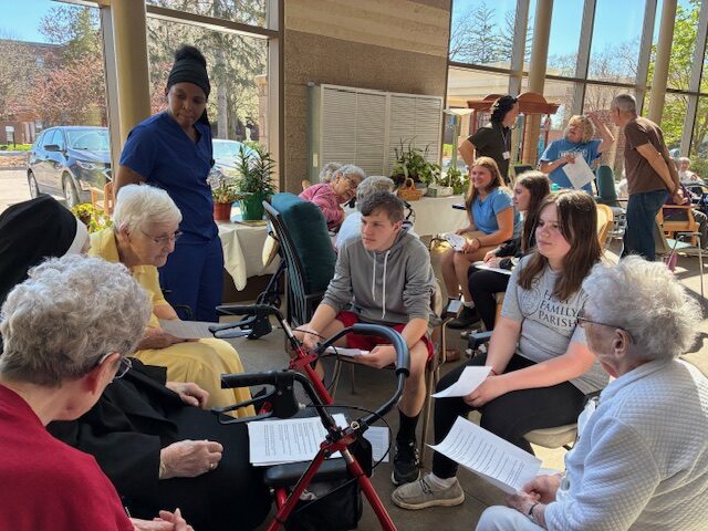 Holy Family Parish, Sparta Youth Group visited Marywood and the Dominican Sisters ~ Grand Rapids in April 2026.