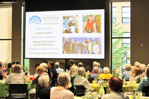 The Word of God grounds the Dominican Sisters ~ Grand Rapids in who we are and what we do. Meet UP 2026 celebration of blessings.