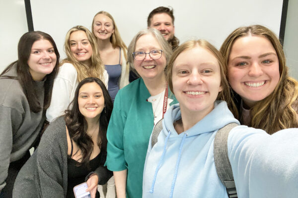 Linda Thiel and Students 1