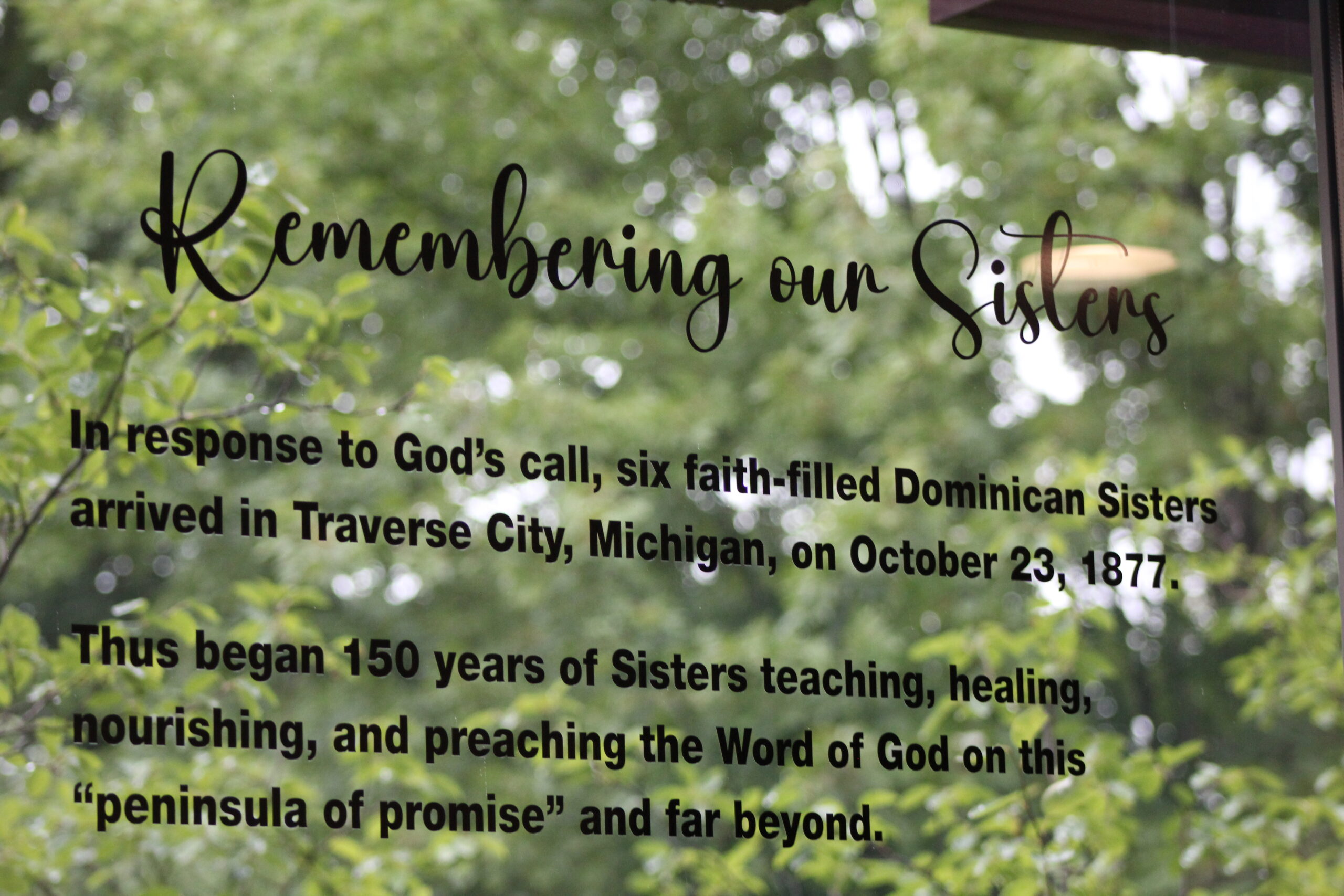 Remembering our sisters window