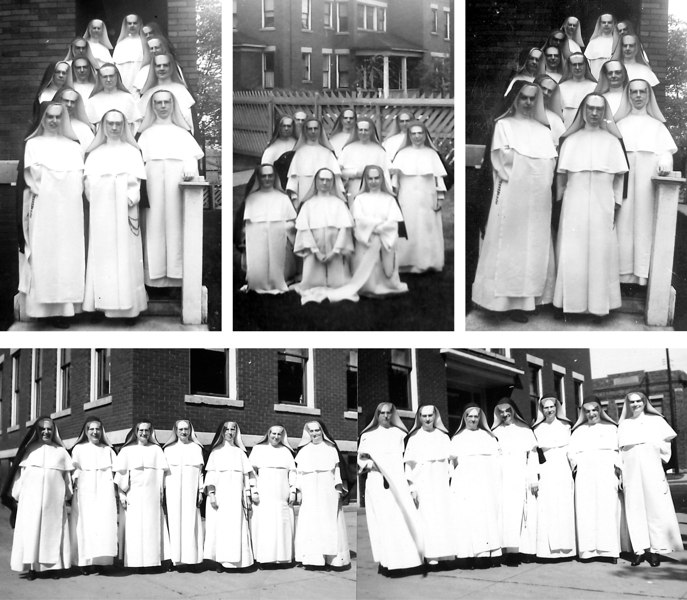 The Dominican Sisters of Grand Rapids preparing for the 1941-1942 school year in Muskegon Michigan.