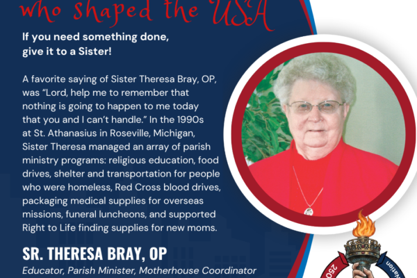 Theresa Bray, DSGR Educator, Parish Minister